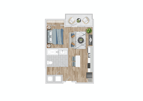 bedroom floor plan | the residences at sawmill park